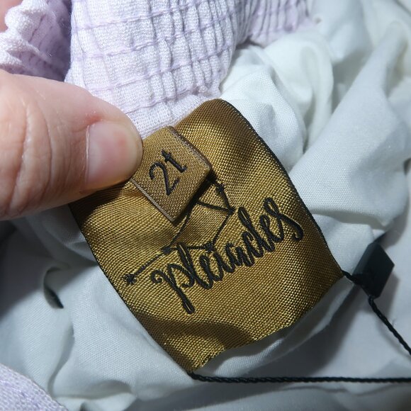 NWT Pleiades Designs Spring Plaid Chiffon Hi Lo Dress Pastel Argyle Plaid sz 2T - Picture 5 of 6